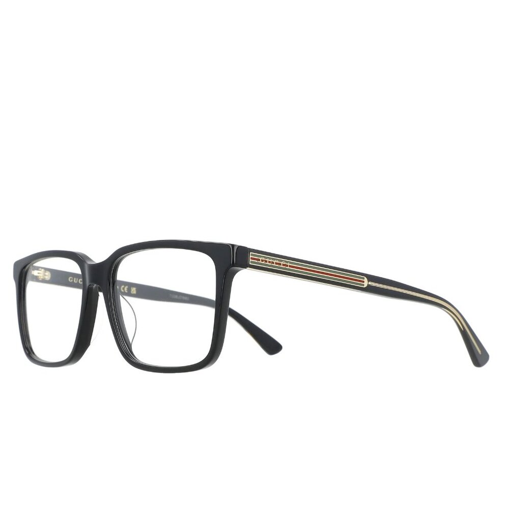 Gucci Eyeglasses GG0386OA 001 53mm Black / Demo Lens - Picture 3 of 13